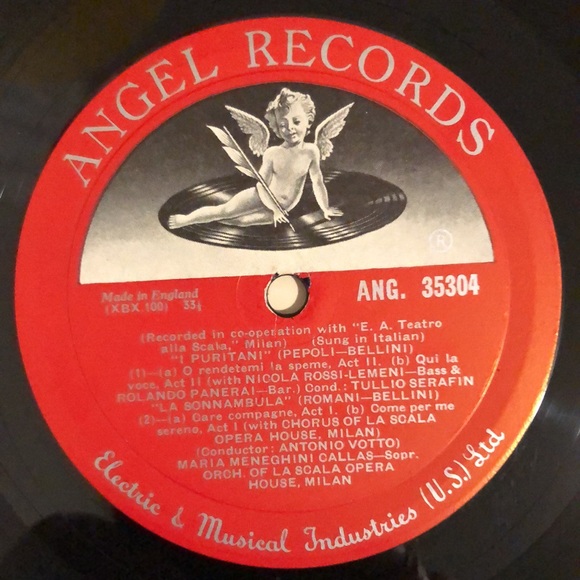 Maria Meneghini Callas at La Scala Vinyl Lp - Picture 6 of 9